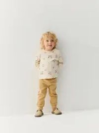 Лонгслив "Веселые мордашки" 0+