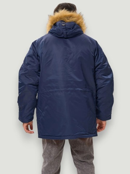 Куртка Аляска N-3B Husky Denali 2024 (синяя - r.blue/orange)