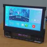 Автомагнитола Bos-Mini BOS-N776S DSP Android/2+32GB Выездной экран.