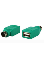 Переходник USB 2.0 - PS2, гнездо - штекер, мышь и клавиатура