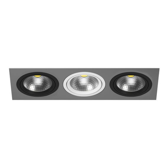 Комплект из светильника и рамки Lightstar Intero 111 (217839+217907+217906+217907) i839070607