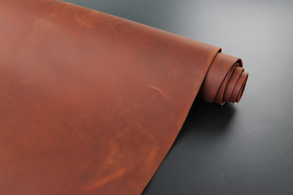 1,3-1,5 Кожа Крейзи Хорс Канди Каштан