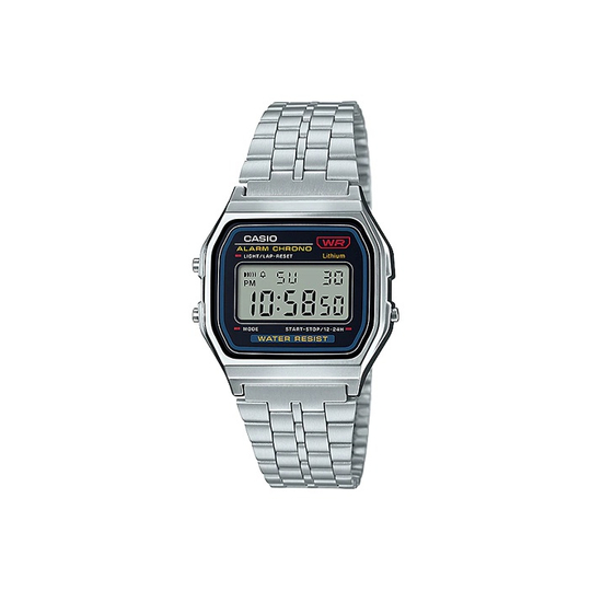 CASIO Men VINTAGE Series Silver Watch A159WA-N1
