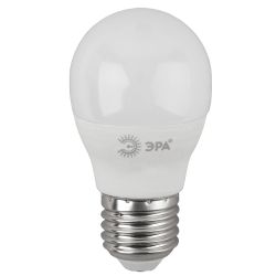 Лампочка светодиодная ЭРА STD LED P45-11W-840-E27 E27 / Е27 11Вт шар нейтральный белый свет