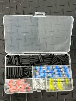 Термоусадка для проводов с клеевым слоем и припоем, Термоусадка с припоем, набор 300 штук