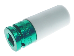 Головка торцевая 1/2" 22мм ударная для литых дисков L=87мм JTC