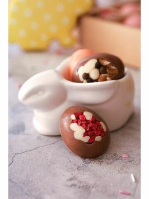 Подарочный набор шоколадных конфет "Криспи яйца"
