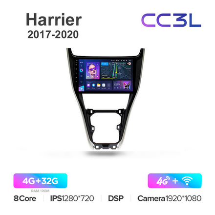 Teyes CC3L 10,2"для Toyota Harrier 2017-2020