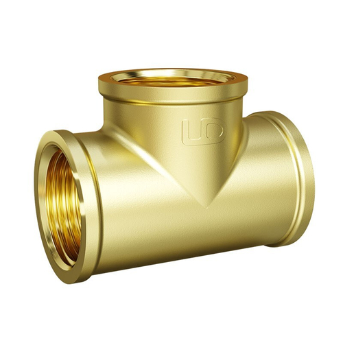 Тройник латунный DN25 PN40 м-м-м LD Pride