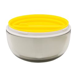 Ланч-бокс Meals, 800 мл, темно-сливовый/светло-серый