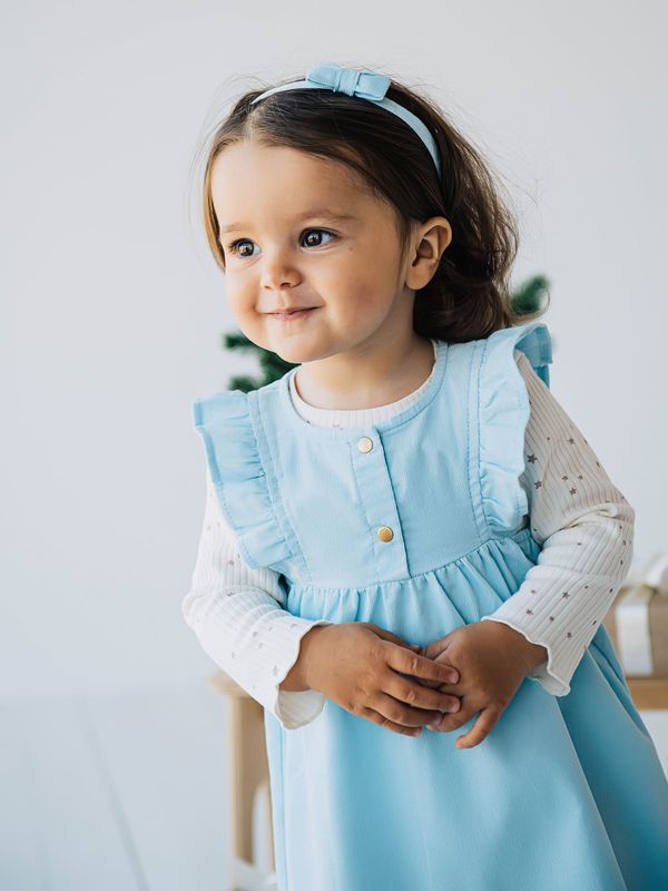 Лонгслив с волнистым краем 