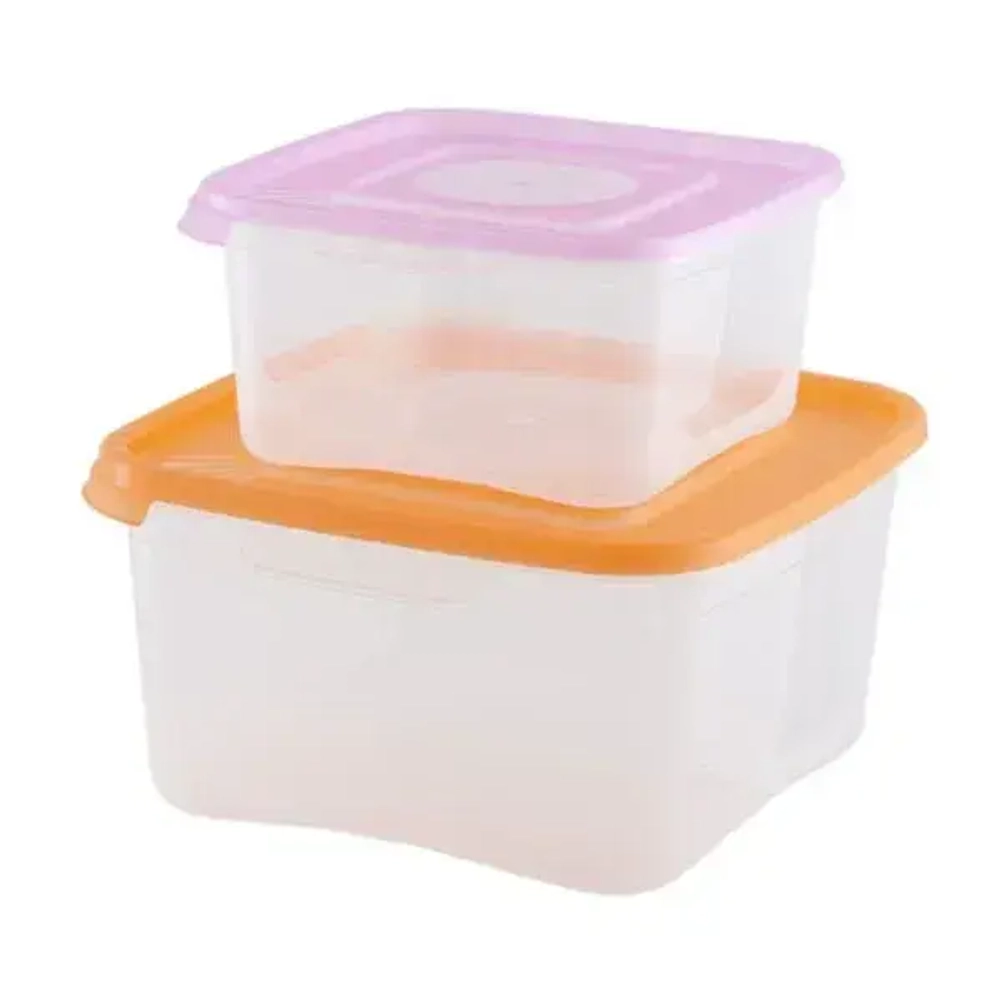 Комплект контейнеров СВЧ 0,46л, 1л.квадро КАСКАД