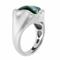 Кольцо с Турмалином и Бриллиантами, R0030-31/1