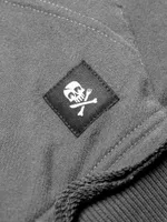 Толстовка Hardlunch Crew с коротким рукавом меланж серая