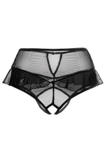 Эротические трусики с высокой посадкой Lana черные 42-44