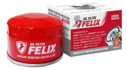 Фильтр Масляный Лада Ларгус, Renault 02 М (Felix) Felix арт. 430610023