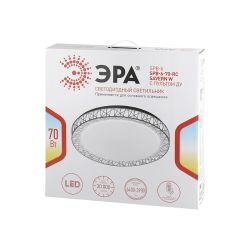 Светильник потолочный светодиодный ЭРА Классик с ДУ SPB-6-70-RC Savern W 70Вт 3400-5500К | Светильники SPB-6 с ДУ