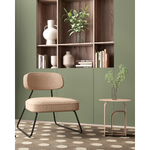 Журнальный столик Arwel металл бежевый