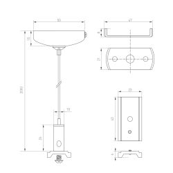 Подвес MAG-HANG-ORIENT-L2000 (SL) (Arlight, Металл) 033751