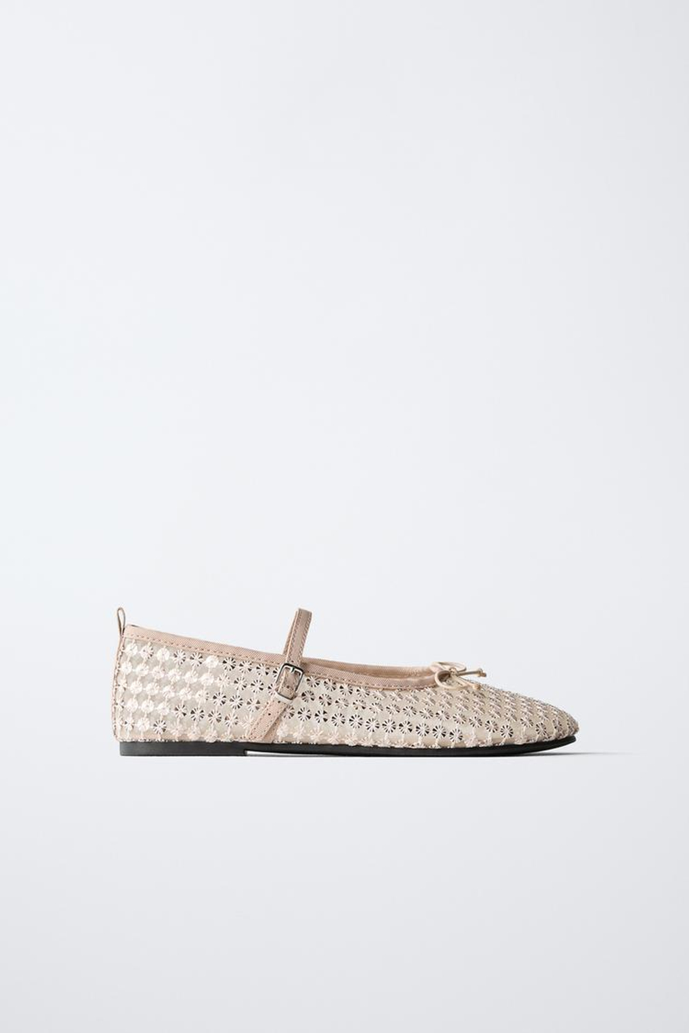 ZARA БАЛЕТКИ С ПАЙЕТКАМИ, РОЗОВЫЙ