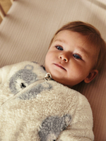 Комбинезон / Cлип флисовый для малышей Next N77-749, Кремовый