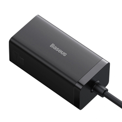 Сетевое зарядное устройство Baseus GaN5 Pro Desktop Fast Charger 1U+2C+HDMI 67W с кабелем Type-C to Type-C 100W (20V/5A) 1.5m, Чёрное (CCGP110201)