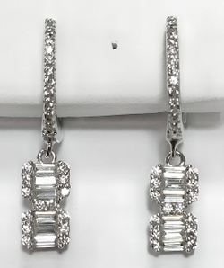 Ювелирные серьги из серебра Эстерелла