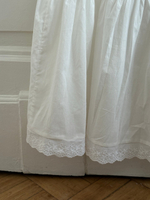 Подъюбник c рюшей, Айвори