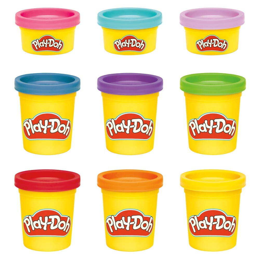 Play-Doh - Ciastolina Rainbow Colours 9-PAK Набор для пополнения 425 г F7965 / артикул   F7369 F7965  / GTIN 5010994196486