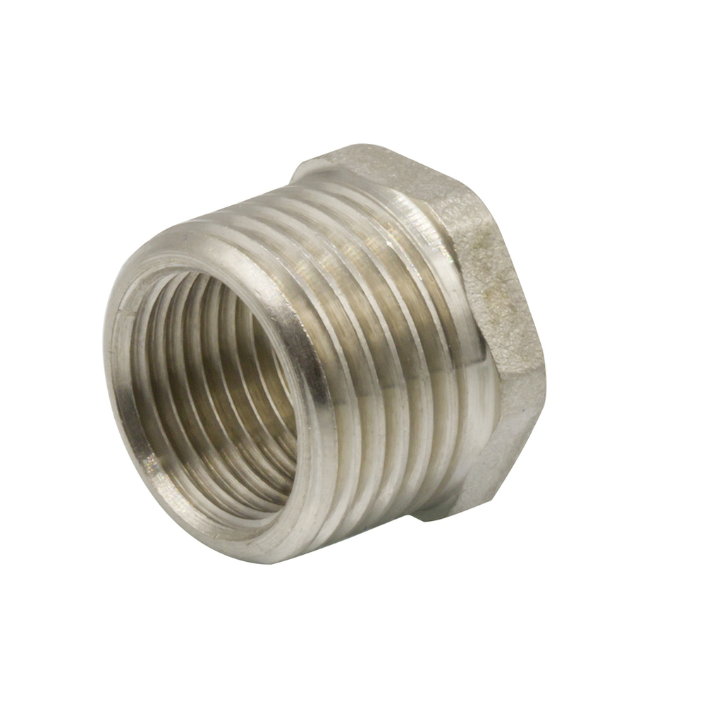 Футорка 1/2'' - 3/8'' нар/вн никель