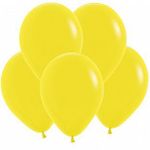 S Шар 5"/13 см пастель (020) желтый/Yellow  (БГ-7)