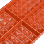 Форма для приготовления вафель waffel classic силиконовая красная