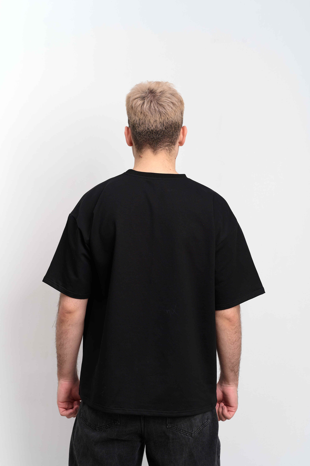 Футболка оверсайз унисекс " YOSHKAR-OLA EST 1584" черный