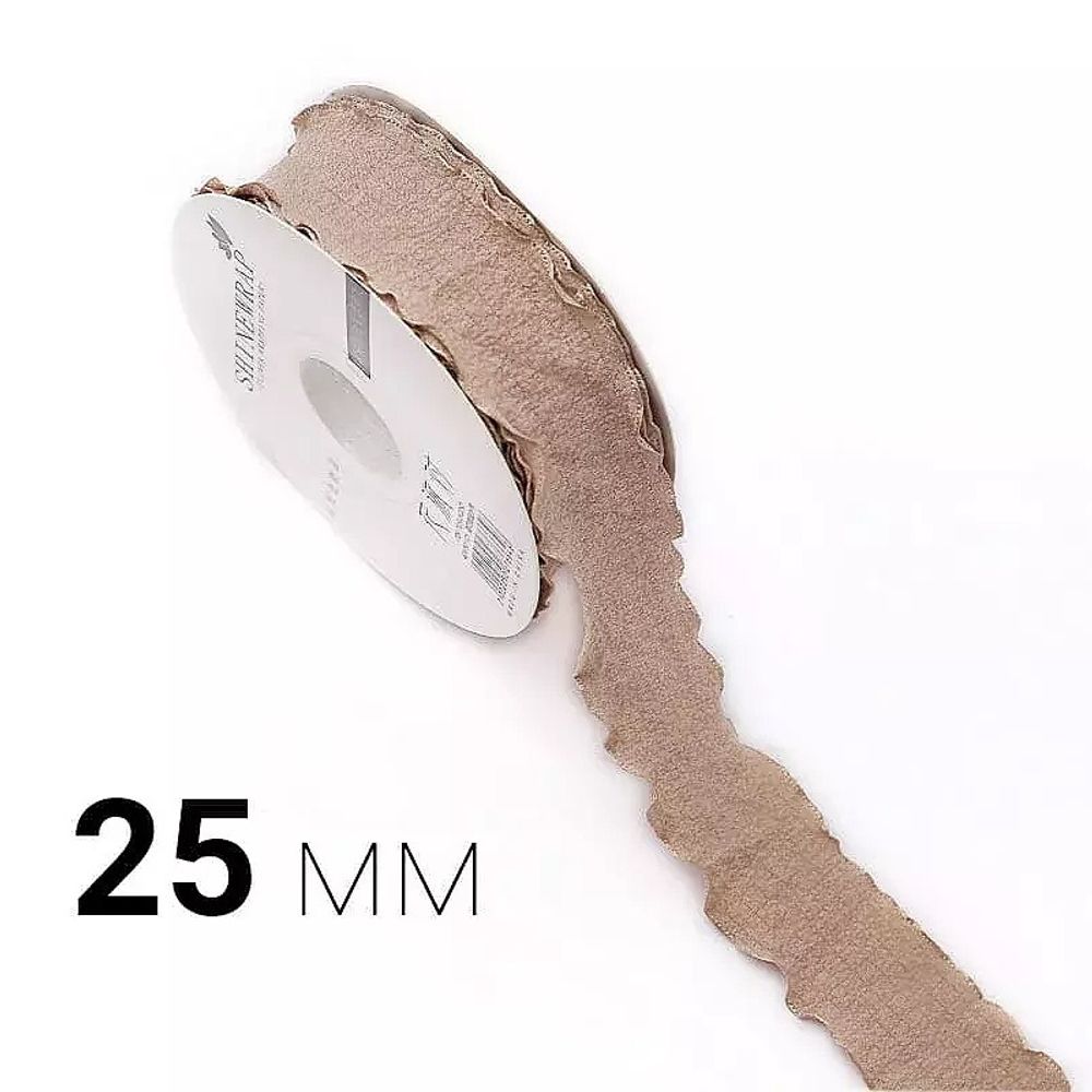 Лента текстиль &quot;Rossi&quot; 2,5см*10ярд ХАКИ