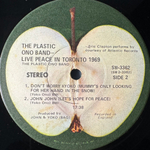 The Plastic Ono Band ‎– Live Peace In Toronto 1969 (США 1969г.)