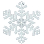 Елочное украшение Снежинка 16см