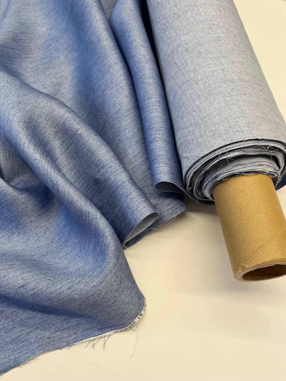 Лен Solbiati светло-синий