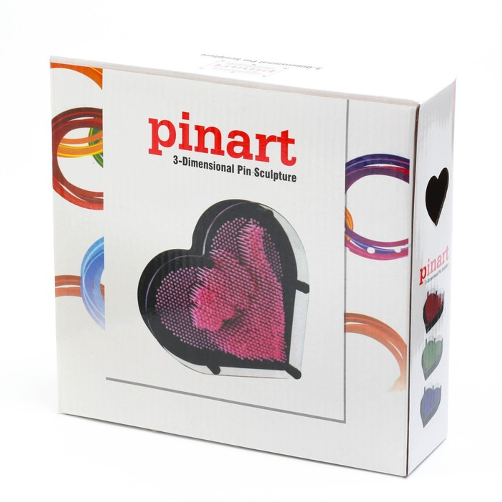 Игрушка антистресс PinART, экспресс скульптор 3D, сердце, 22.5×5.5×21 см