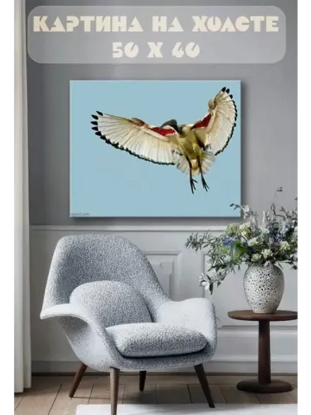 Картина на стену 40 X 50 Птица