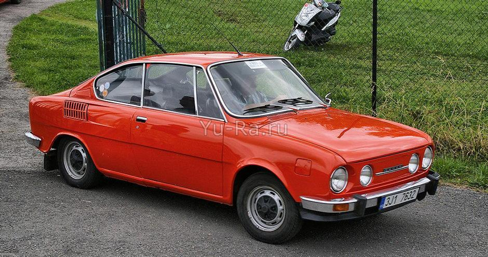 Skoda 110R оранжевый Автолегенды СССР №200