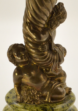 Ваза-чаша, бронза, серпентинит (змеевик). Вторая половина ХХ века, Урал (?), Россия.