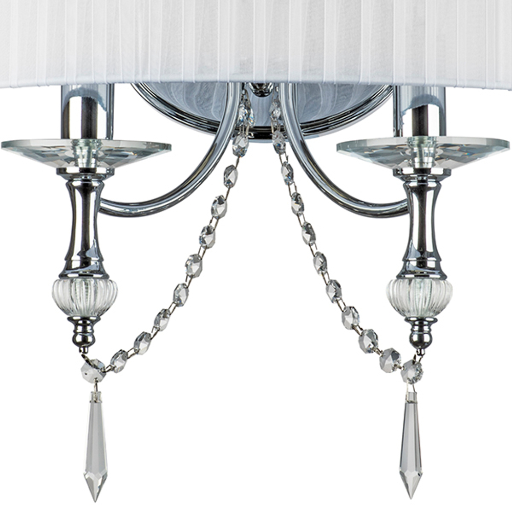 725626 Бра PARALUME 2x40W E14 БЕЛЫЙ