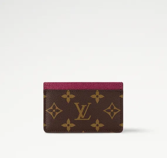 Визитница Louis Vuitton из вощёной канвы Monogram