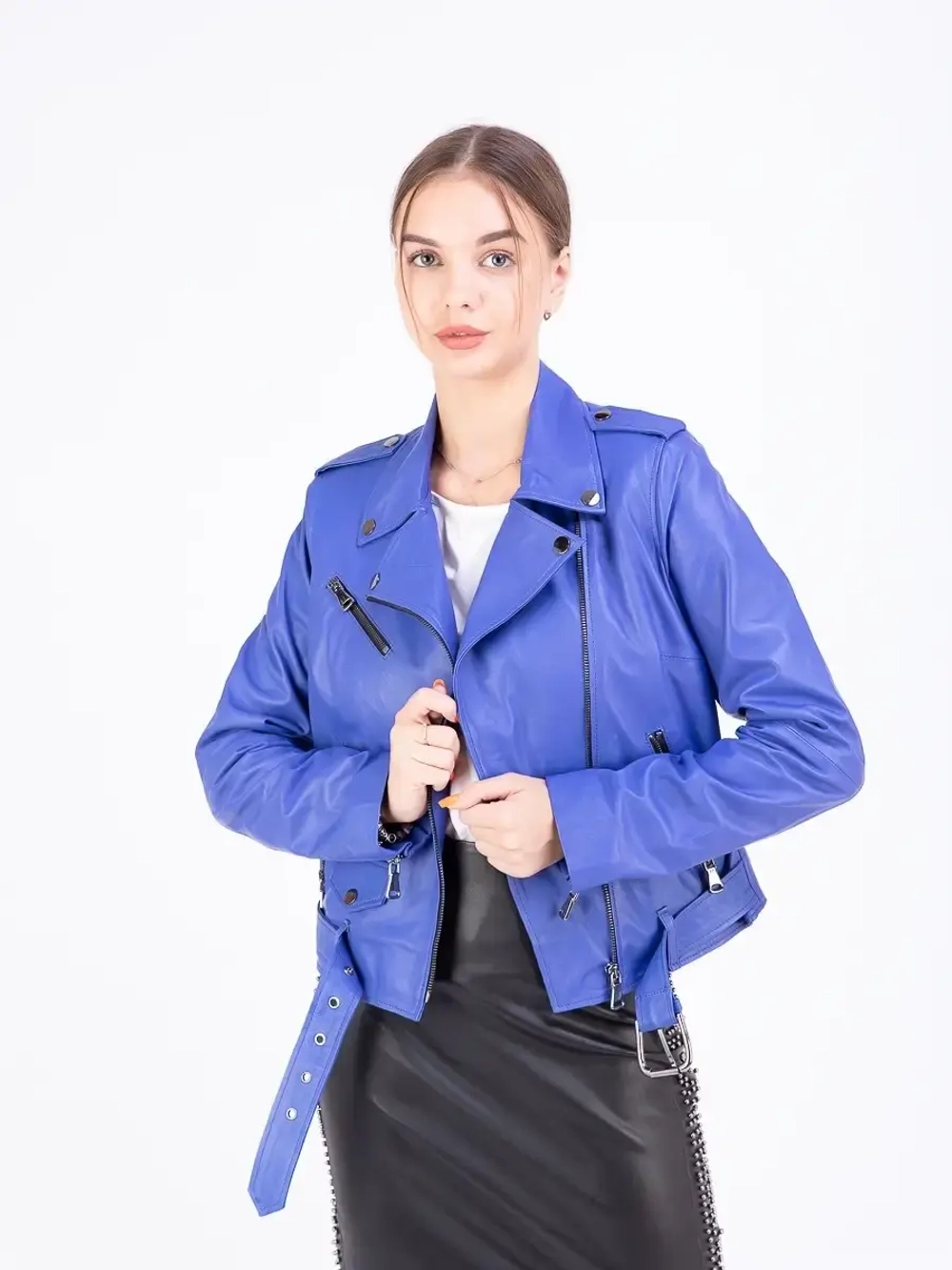 Косуха кожаная из натуральной кожи Турция