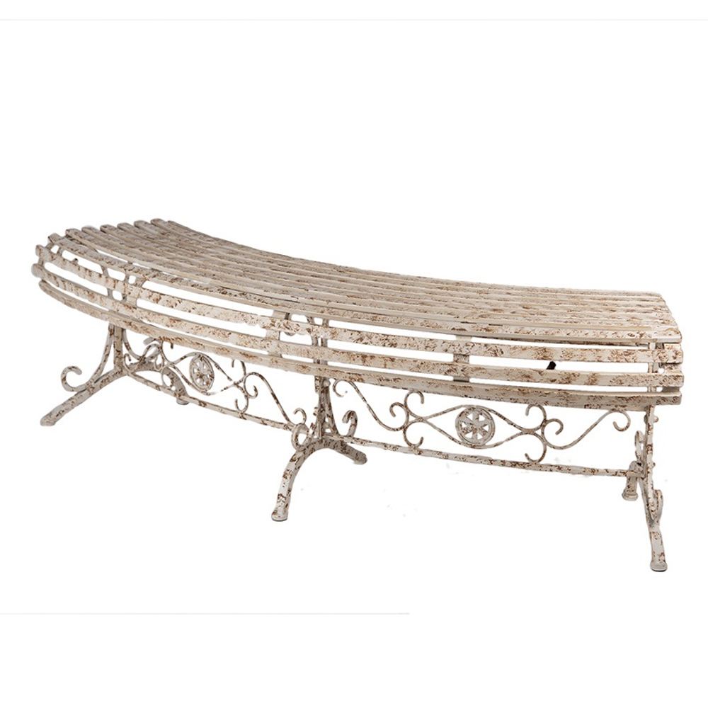 Скамейка садовая "Вердант" 157x55x48см Металл