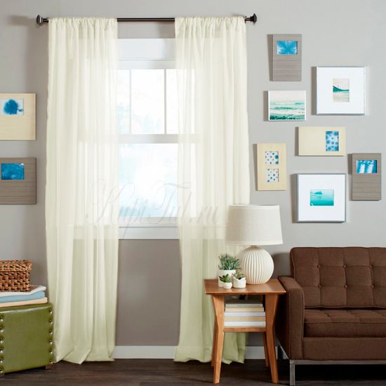 Готовый тюль вуаль Classic Voile-2 (creme)