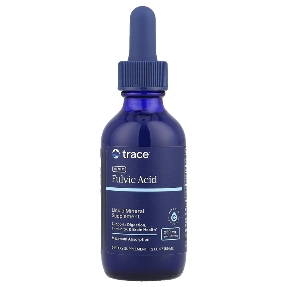 Trace Minerals Liquid Ionic Fulvic Acid 250 mg 59 мл , Ионная фульвокислота