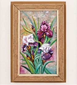 Народные промыслы ШК-55/213-02 Панно «Ирисы»