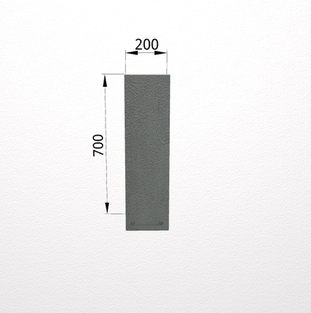 Лофт Бетон темный П 200