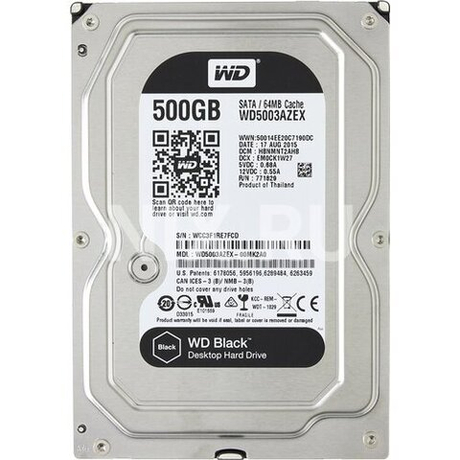 Жесткий диск Western Digital WD_BLACK 500 ГБ 3,5″ (WD5003AZEX)